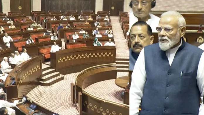 Dehli ,Emotional farewell , 59 MPs, Rajya Sabha, PM ,House, university