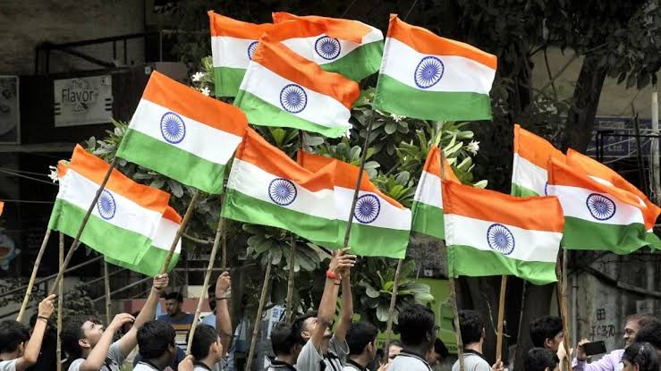  Tricolour , hoisted , villages ,Bastar,