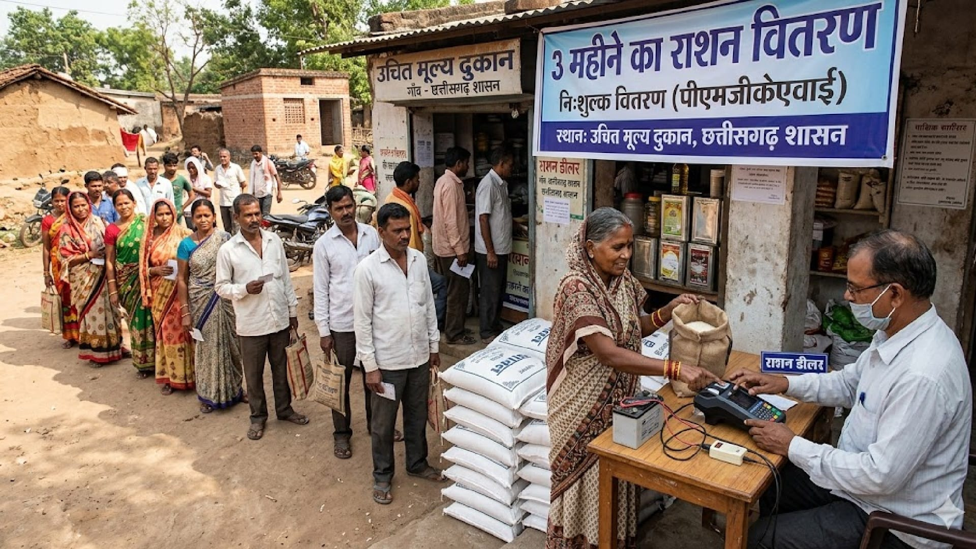 New system for ration distribution in Chhattisgarh