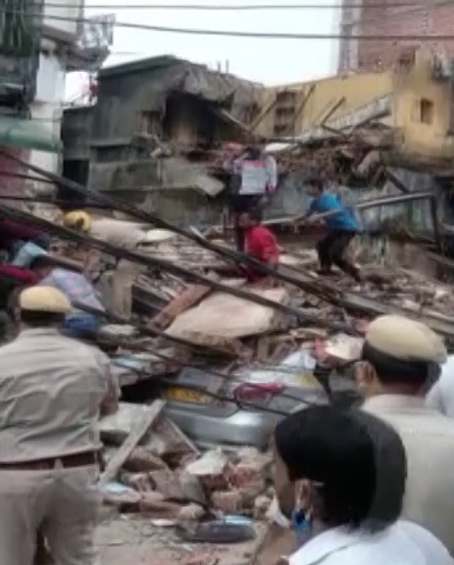   four storey building collapsed