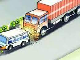 rajgarh, Truck colliding ,car returning, Ajmer Sharif, one dead