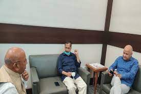 new delhi,Saryu Rai met, Chief Minister Kejriwal