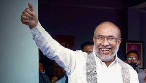 imfal, N Biren Singh, elected Chief Minister, Manipur, second term