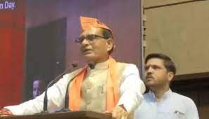 bhopal, Shivraj rained, heavily on Congress ,BJP