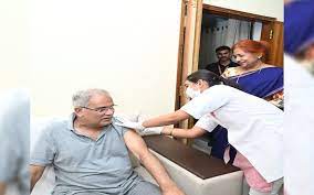 raipur, Chief Minister Baghel , precaution dose done