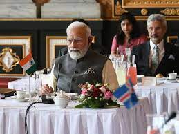 new delhi, PM attends ,India-Nordic summit