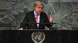 संयुक्त राष्ट्र महासचिव-यह समय आलोचना का नहीं, बल्कि बदलाव लाने और परिणाम देने का है