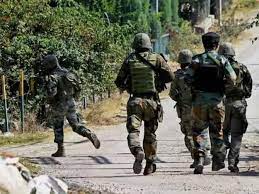 badgaon, Encounter started , security forces ,terrorists 