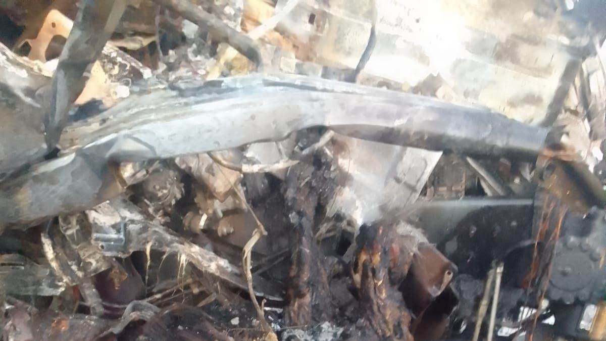 indore, Driver burnt alive , tanker after collision